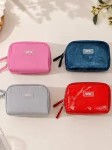 Large Opening 3D Partition Tyvek Makeup Bag, Waterproof Durable Ultra-Light, Multiple Colors Available, Dopamine Color Options
