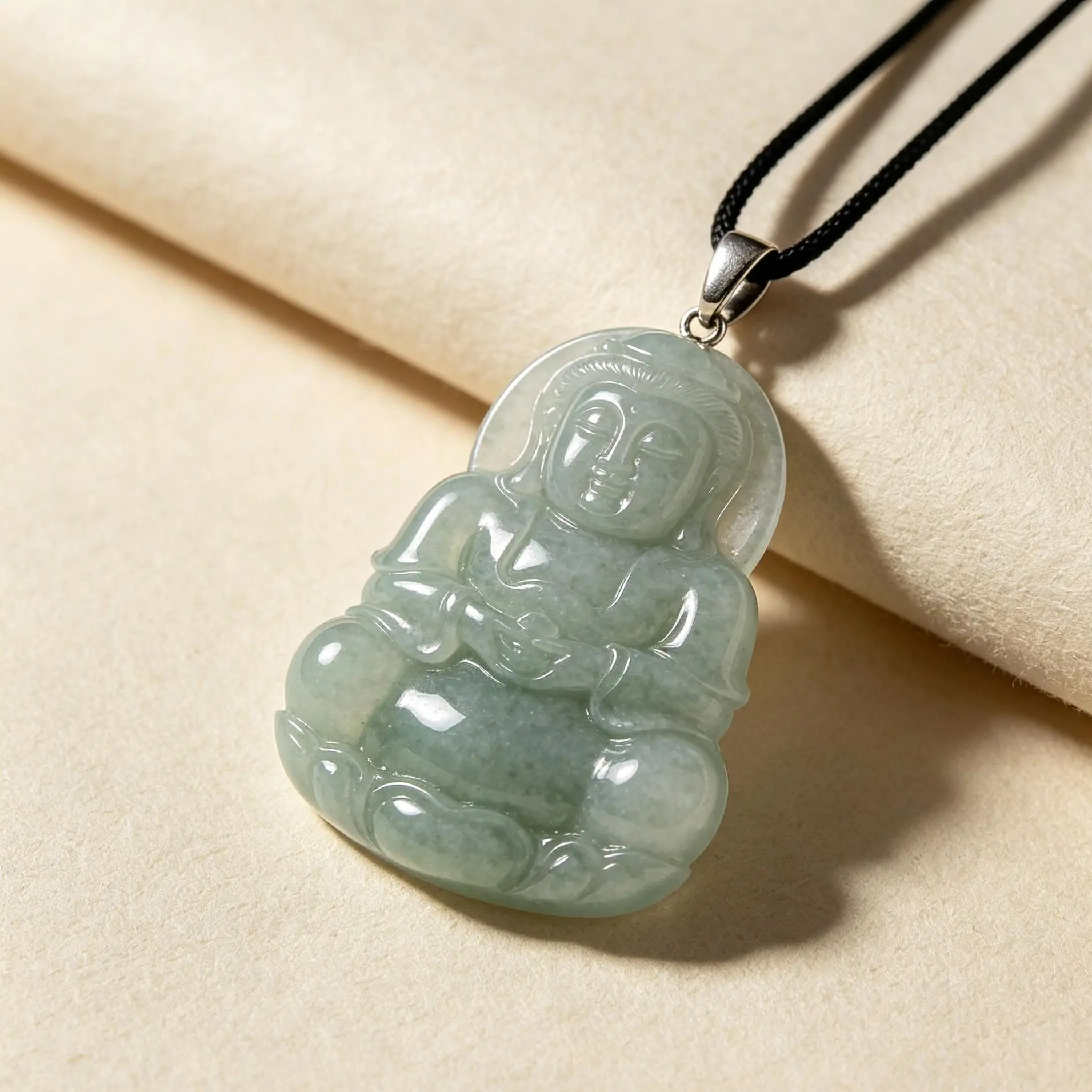 Honiin Premium Natural Jadeite Jade Pendant Charm Jewelry