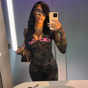 2025 Autumn New Versatile Letter Print Hooded Long Sleeve Cardigan Top and Long Pants Set Can be used with raincoat��gift��