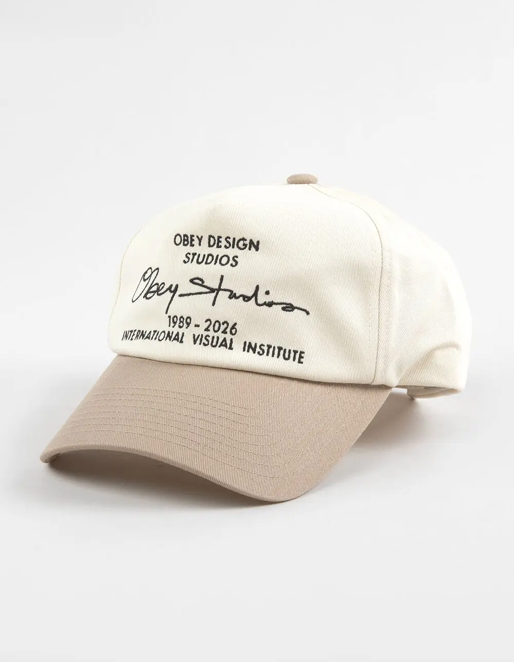 OBEY  Mens Design Studios 5 Panel Strapback Hat
