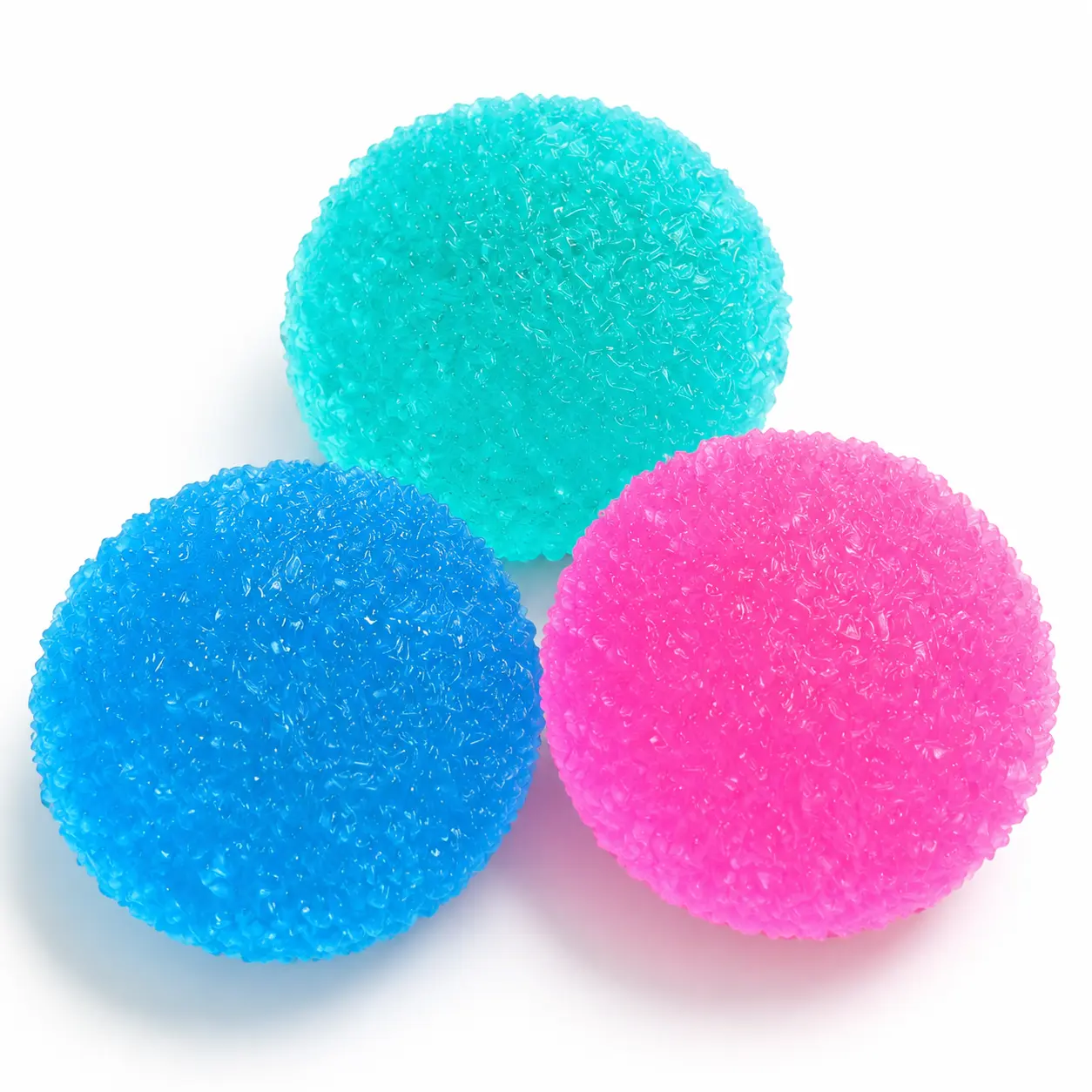 Handmade Crystal Mochi Ball Squishies, Soft Stress Relief Fidget Toy, Sensory Anxiety ADHD Fidgets, Stress Relief Gadgets, Fun Teen Girl Gifts