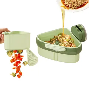 Suction Cup Sink Strainer Basket-Press Automatic Dumping Basket Self-Cleaning Kitchen Sink Strainer Basket Plastic Waste Collector Filter for Home Kitchen Use