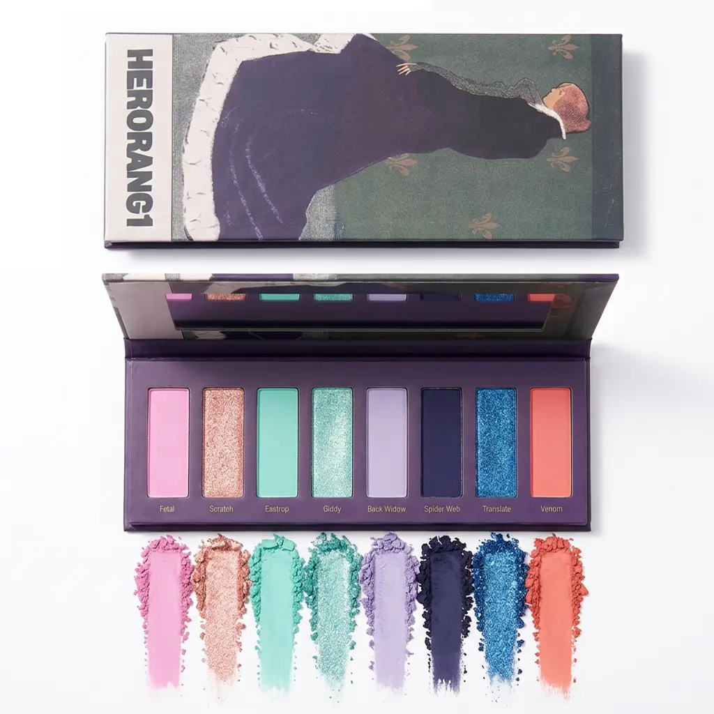 8-color Eye Shadow Plate, Single Item Eyeshadow - Ultra-pigmented, Buttery Soft, Blendable, Matte to Metallic, No Fallout, Long Lasting - Must-have for Makeup Enthusiasts eyeshadow palette