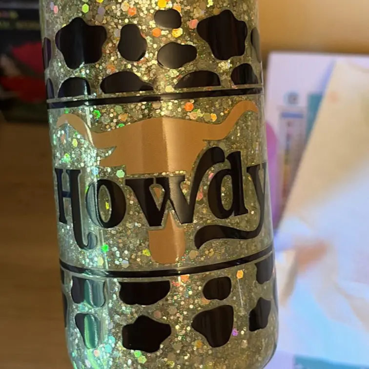 Howdy Glitter Cup