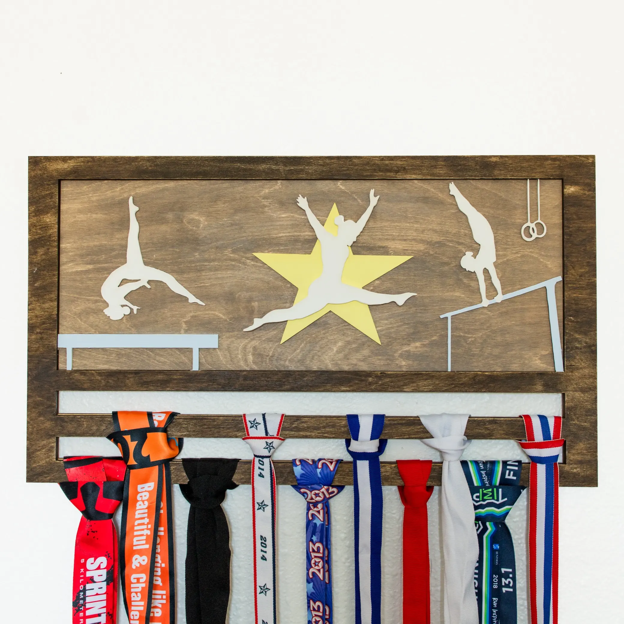 Female Gymnastics Medal Hanger