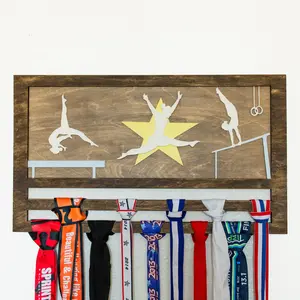 Female Gymnastics Medal Hanger