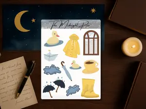 Rainy Day Sticker Sheet