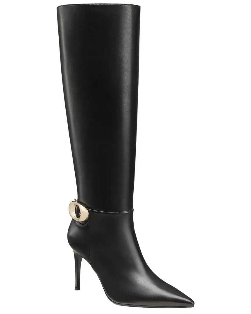 Stuart Weitzman Stuart Power Buckle Leather Boot