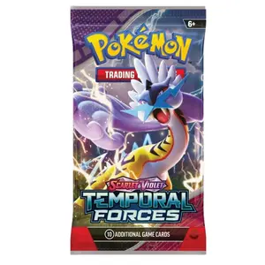 Pokémon Scarlet & Violet Temporal Forces Booster Pack (1) - 10 Cards & Basic Energy