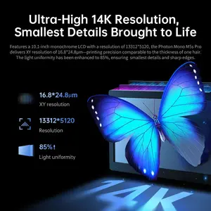 ANYCUBIC Photon Mono M5s Pro 14K Mono MSLA 3D Printer 10.1'' LCD Resin 3D Printer Speed Up to 150mm/h Print Size 223*127*200mm