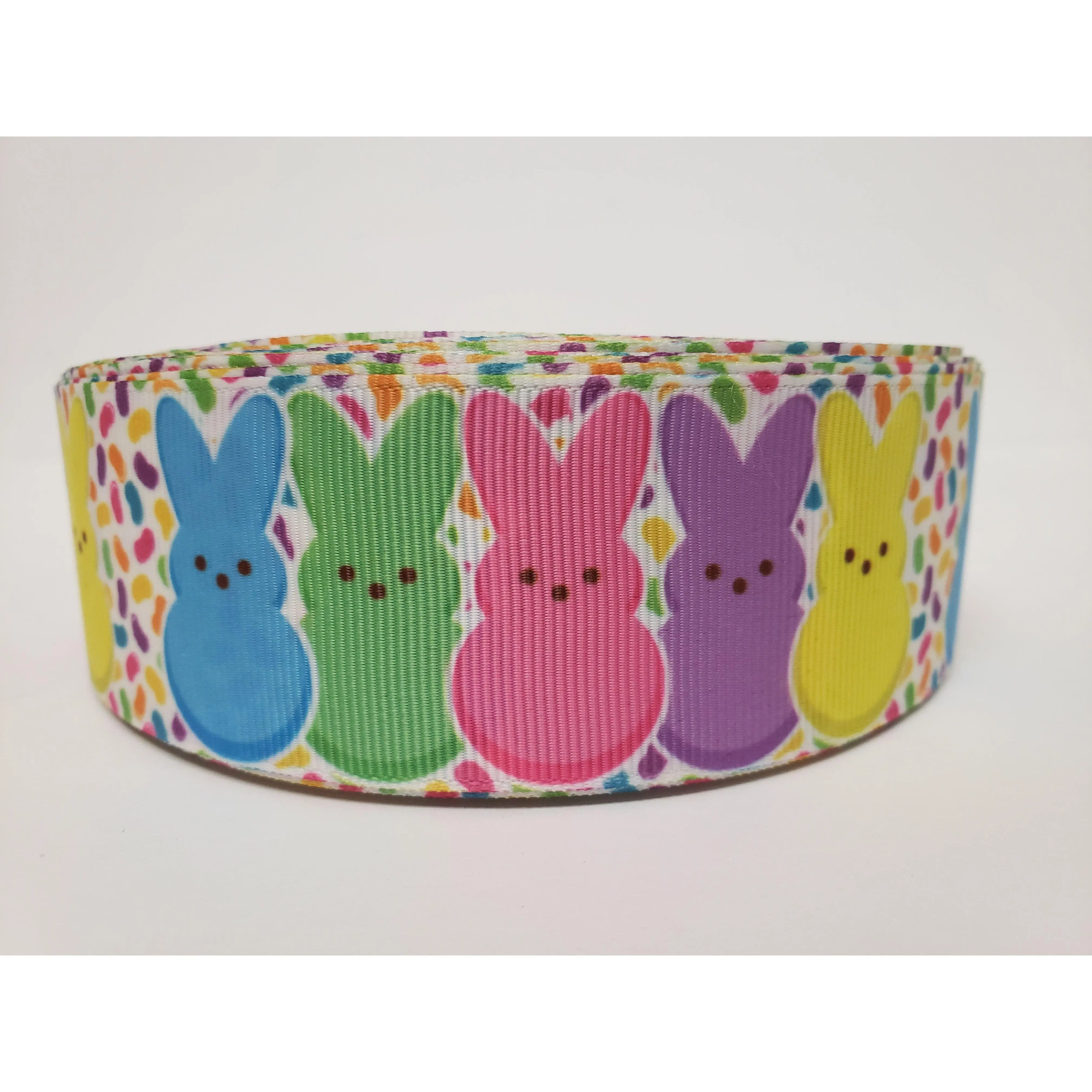 Easter Peeps Grosgrain Ribbon 1.5" Width - By the yard Easter Peeps Grosgrain Ribbon 1.5" Width - By the yard