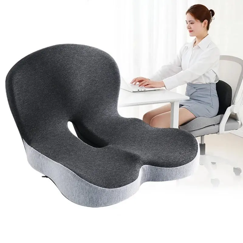 [summer sale deals] Non-Slip Memory Foam Seat Skin-Friendly Extended Zipper Easy Remove Wash Back Support Cushion Chair Seat Slipcovers Chair Cover
