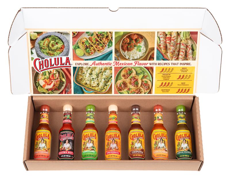 Cholula Variety Pack, 7-Count (Extra Hot, Green Pepper, Chili Lime, Chili Garlic, Chipotle, Sweet Habanero, Original)