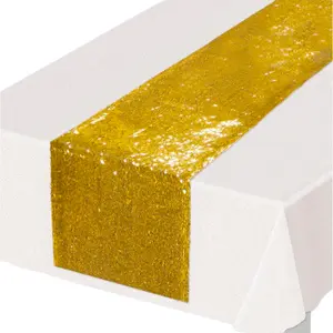 Gold Sequin Table Runner (Each)