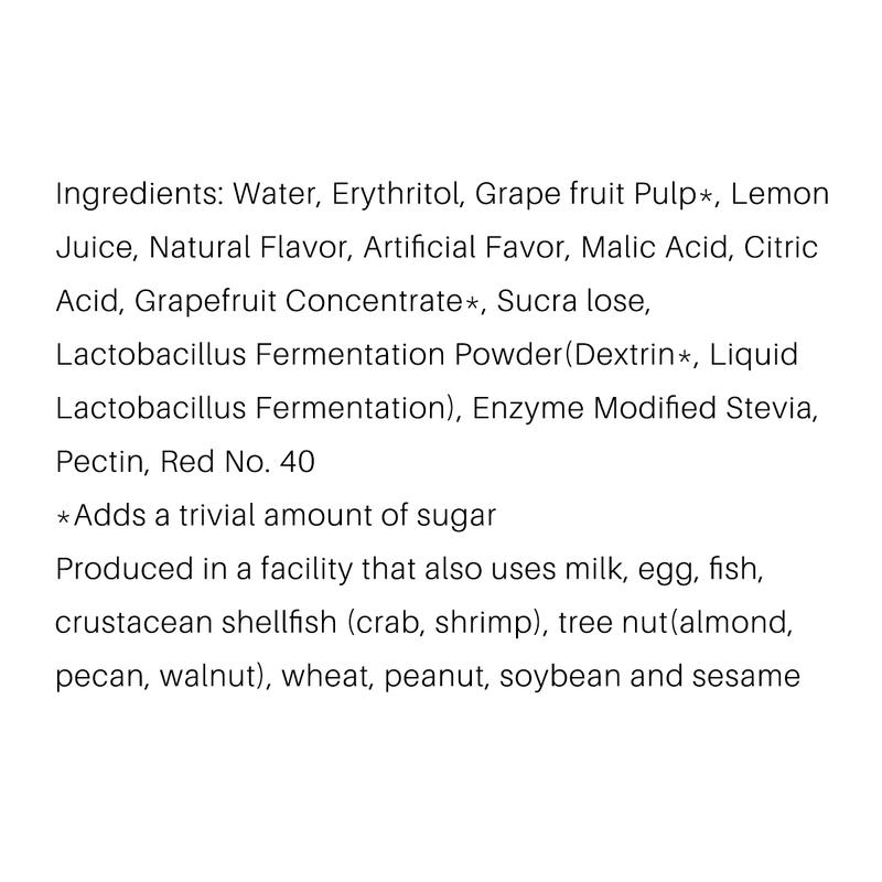 VIVID Kitchen Zero Sugar Grapefruit Ade 1pk- Pouched Drink, Korean Convenience Store Drink