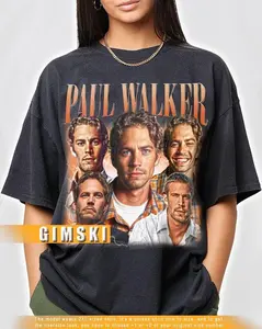 Limited Paul Walker Shirt Vintage Bootleg Paul Walker T-Shirt Movie Tee Unisex Paul Walker Shirt Paul Walker Sweatshirt