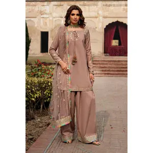 Raw Silk Festive 3 Piece CMA-6-128