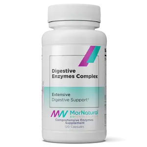 Digestive Enzymes Complex - 120 Vegetarian Capsules - Potent, Full-Spectrum Enzyme Blend for Maximum Support of Intestinal and Digestive Function - Healthcare, Supplement