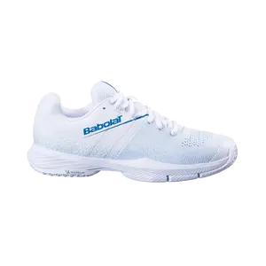 Babolat Sensa White/ Cool Blue Women Padel Shoes
