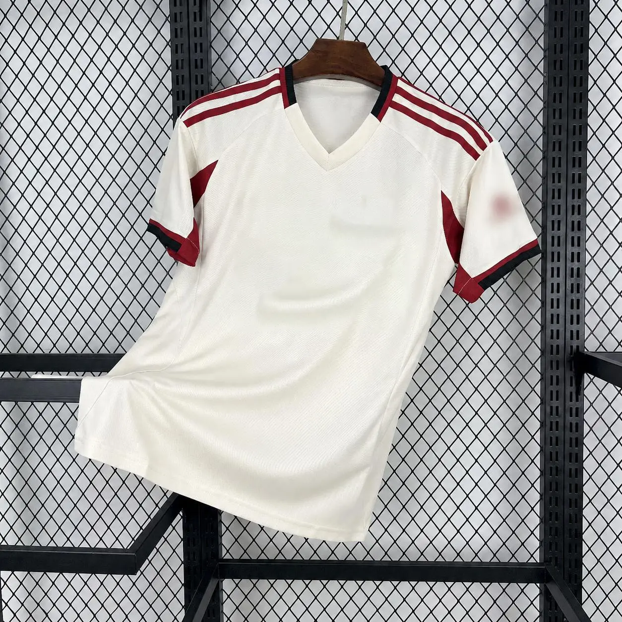 2025/2026 Red & Green Away Soccer Jersey | English Club Style Fan Edition Shirt, Breathable Athletic Activewear Unisex S-2XL