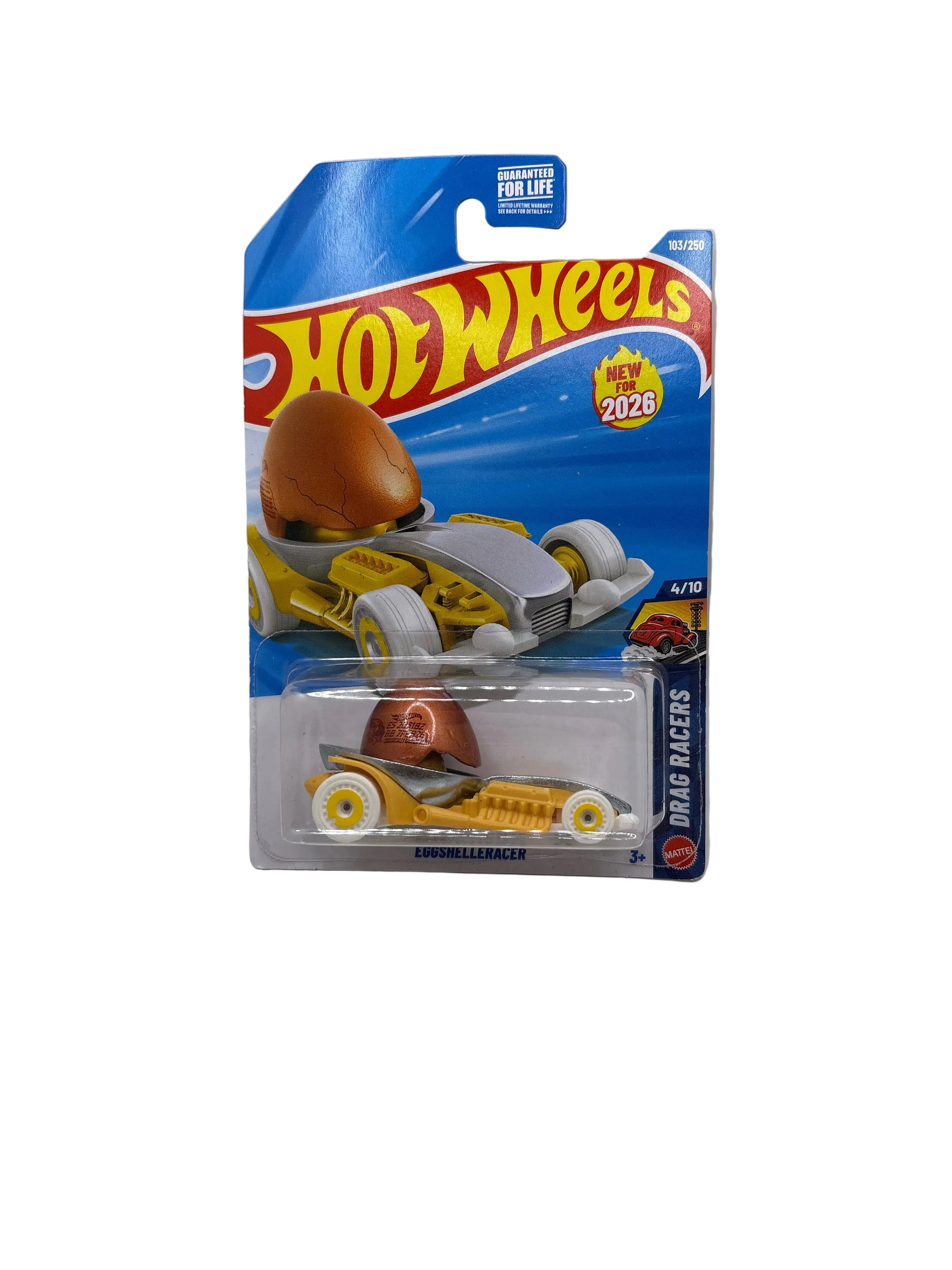 Hot Wheels Eggshelleracer Diecast yellow