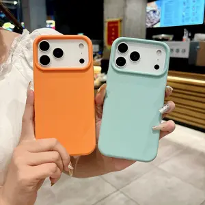 2026 New Liquid Silicone Phone Case Casing for iPhone 17 Pro Max 17 16 Pro 15 Pro 14 13, Business Style Slim Full Body Protection, Shockproof Anti-Drop Anti-Scratch Soft Microfiber Lining Heavy Duty Protective Cover