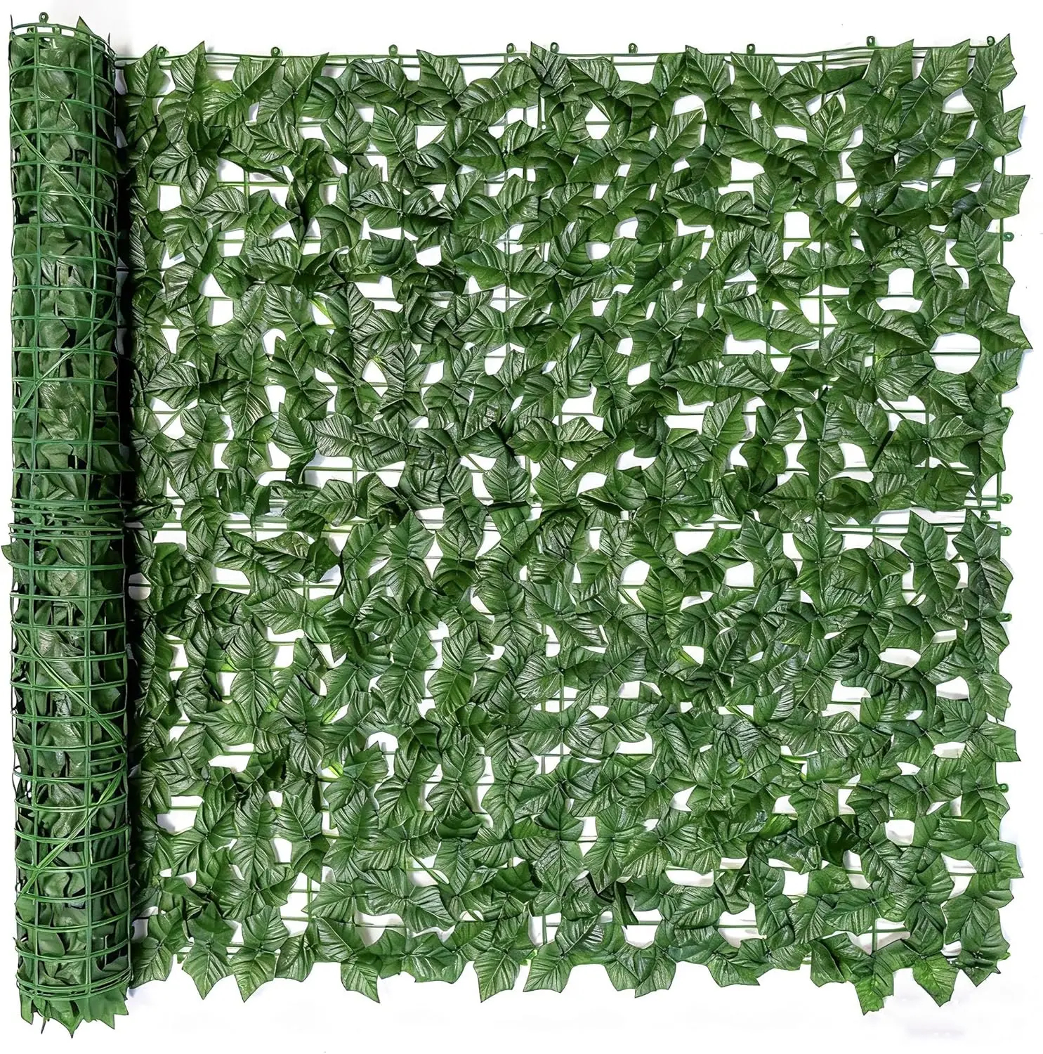 Privacy Fence Screen Artificial Ivy Grass Wall Screen 120x40 in Balcony Fence Privacy Screen Faux Vines Green Backdrop Fake Ivy Wall Panels Hedge Fence for Patio,Garden, Backyard Indoor Outdoor deocr