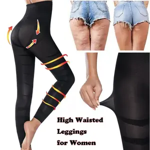 Women's High-Waisted Leggings Stretchy Tights with Hip-Lifting Design for Workout, Yoga, Gym, and Everyday Wear