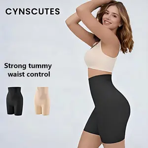 CYNSCUTES 2PCS Women Body Shaper Shorts High Waist Compression Seamless Underwear