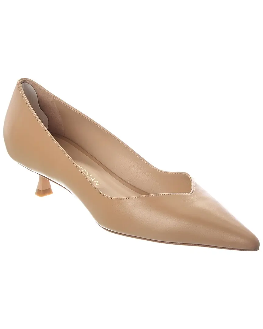 Stuart Weitzman Eva 35 Leather Pump