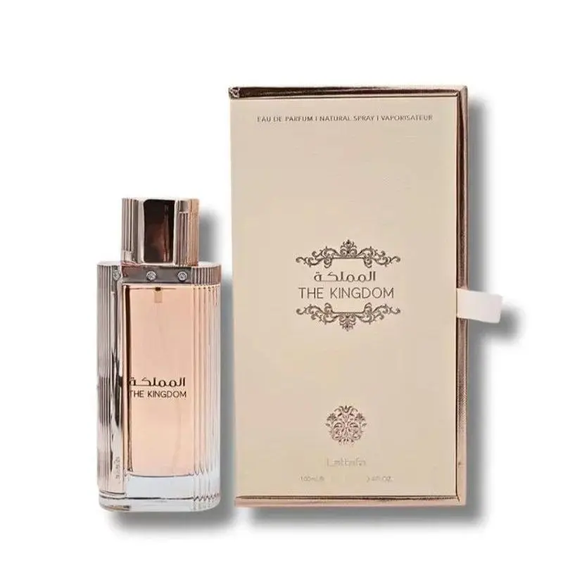 Lattafa THE KINGDOM Unisex Arabian Fragrance EDP Spray - 100ML (3.4oz) Middle Eastern Cologne with Lavender, Herbal, Vanilla, Dark Sweet Notes, Ideal for Office Days & Special Nights Out, Office Nights, Day At The Office