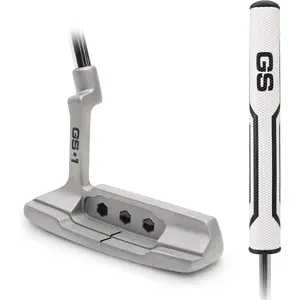 GS1 Tour Golf Putter – Choose Oversized Grip or Traditional Grip - 34” Right-Handed Blade Putter with Milled Face