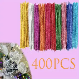400 pack multi-color torsion bar, bendable, used for crafts and holiday decorations, durable craft materials, DIY handmade production