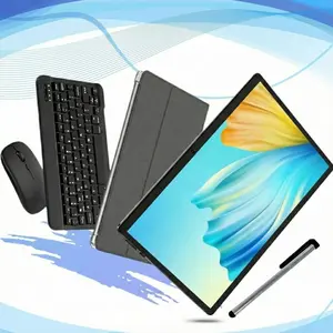 10.1-inch tablet, 9-in-1, Android 12 system, expandable 1TB, supports 5G wireless network, smooth internet access, suitable for business and home use, supports high-definition TV watching, meeting recording, office work, anti fall, no adapter