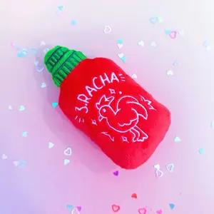 Hot Sauce Plushie Keychain