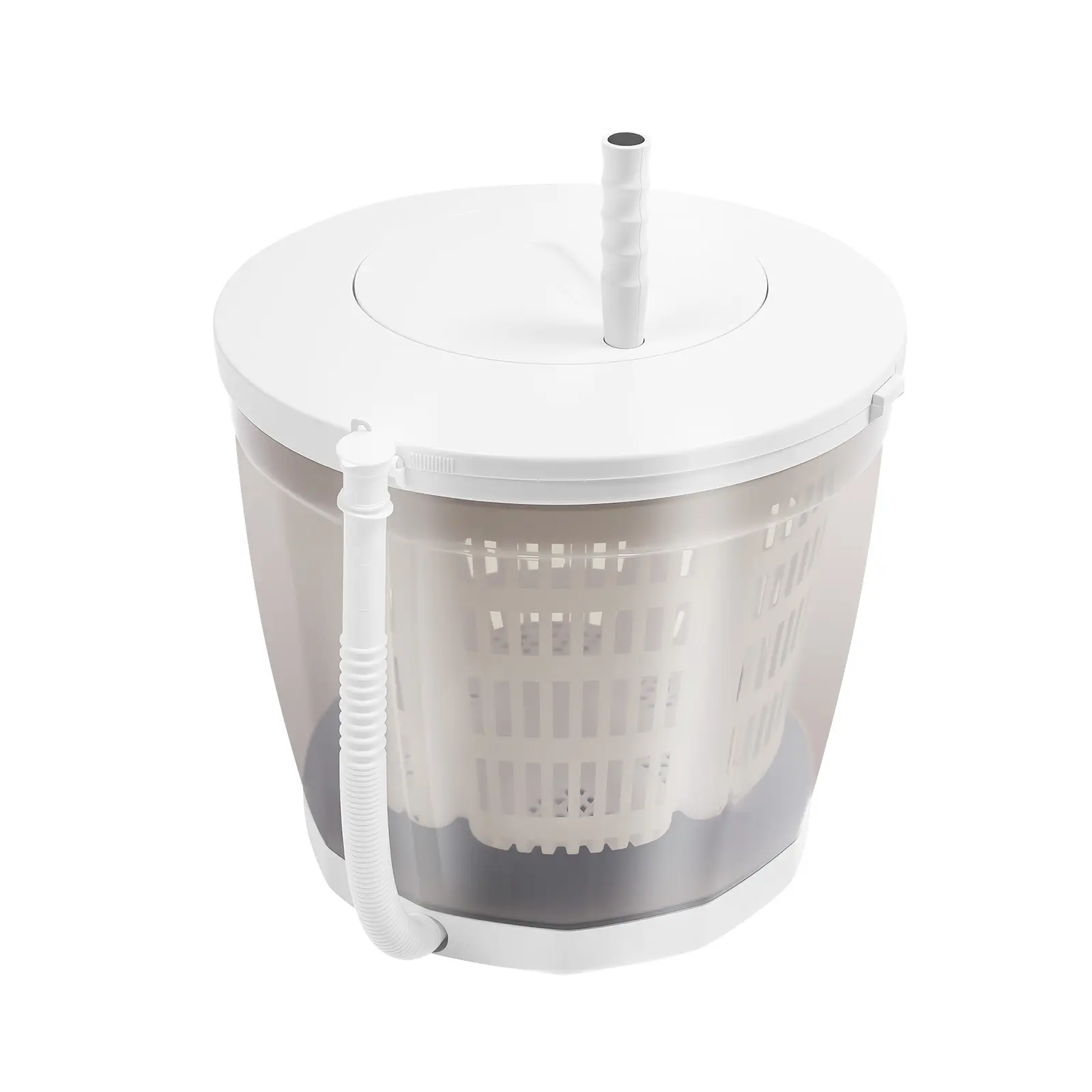 Portable Lightweight Washer - 2kg/5.84lbs Mini Manual Hand-Cranked Portable Clothes Washing Machine for Apartments, RV Camping, Socks & Underwear Cleaning, Portable Clothes Washing Machines