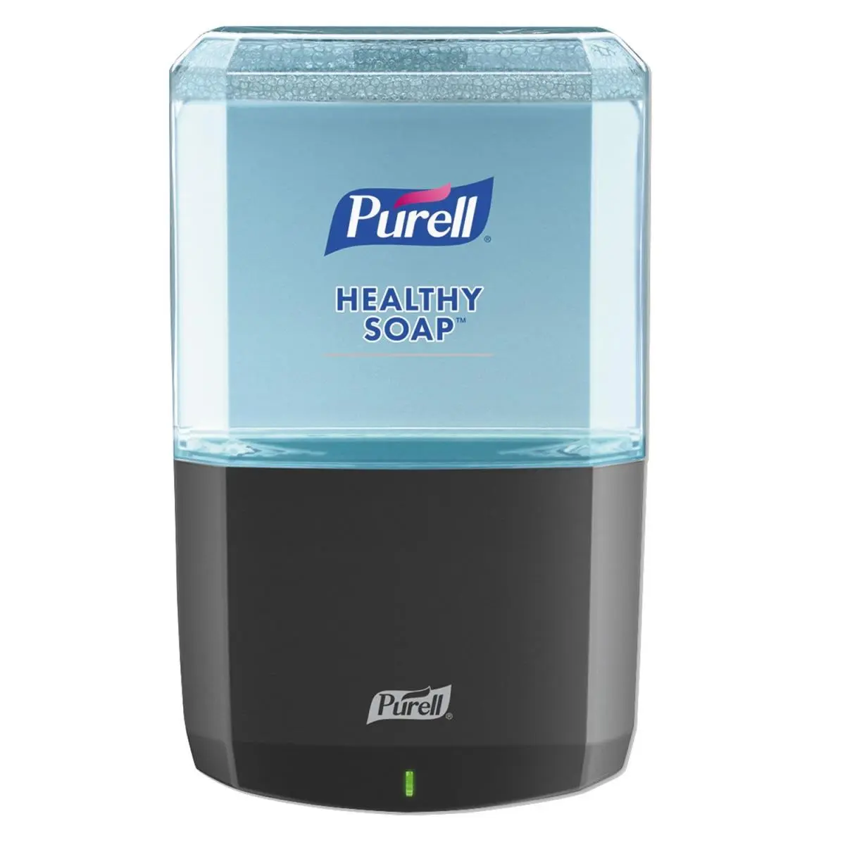 Gojoindust 643401 Plastic Touch-Free Auto-Feed Self-Dispensing Wall-Mount Soap Dispenser, 1200 ml ES6 Model, 5.25x8.8x12.13 in, Graphite Finish, Auto-Feed Soap Dispensers, Self-Dispensing Soap Dispensers