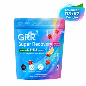 GRR Advanced D3+K2 Complex with Magnesium Glycinate ,L-Theanine ,Vitamin C ,Zinc, Boron,7 Functional Ingredients In One Daily Stick