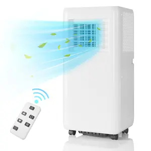 10,000 BTUs Portable Air Conditioner, Portable AC Unit Cool Up to 450 Sq.Ft., 3-In-1 Dehumidifier, Fan, Cool, Air Conditioner with Remote Control, LED Display, Window Kit, Sleep Mode