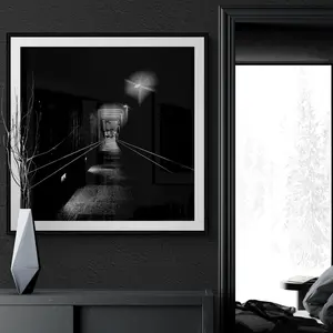 "Climb" Square Wall Print, Home Decor Art Print for Living Room Bedroom, High-Quality Home Supplies Poster