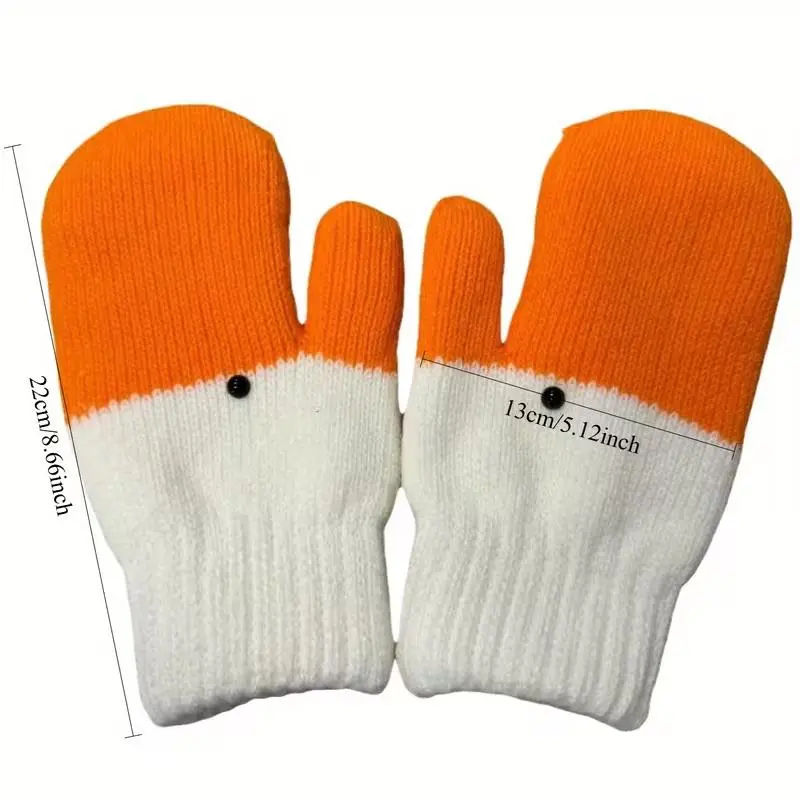 Outdoor windproof winter goose gloves, fun and innovative animal gloves with warm and soft lining, cute goose gloves, a gift for girlfriends, suitable for sports, travel and daily activities