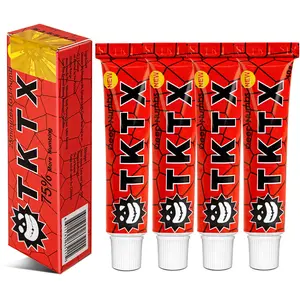 Tattoo Numbing Cream (4 Pack) - For Tattoos - Limited Edition Painless Procedure 75% Very Strong 10g