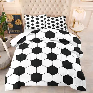 2/3 Pcs Checkered & Geometric Print Comforter Set, Trendy Retro Style Bedding Set, Quilted Design, Soft Warm & Breathable HD Fade-Resistant Digital Print, Perfect for Bedroom Guest Room Dorm Decor, All-Season Use - Without Pillow Insert
