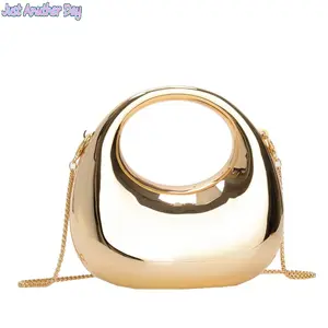 Metallic Holographic Mini Top Handle Bag Shiny Acrylic Hard Shell Handbag with Detachable Chain Strap Multiple Neon Color Options Trendy Y2K Evening Clutch for Women Perfect for Parties and Night Out