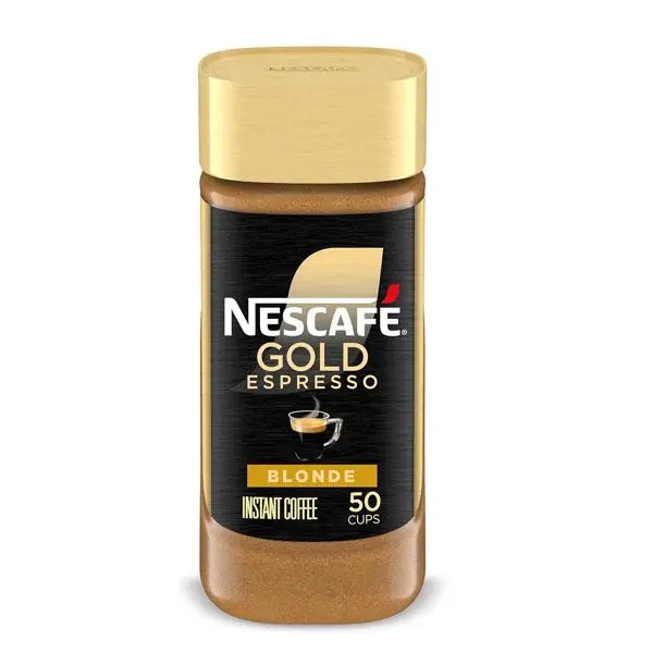 🔥 HOT SALE 51% OFF | NESCAFÉ Gold Espresso Blonde Instant Coffee, 3.5 oz Jar | Blonde roast instant espresso; single 3.5 oz (100 g) jar