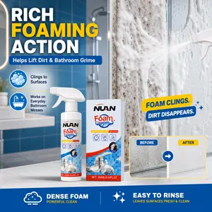 Multi-Surface Foam Cleaner – Ideal for Tubs, Showers, and Bathroom Surfaces!