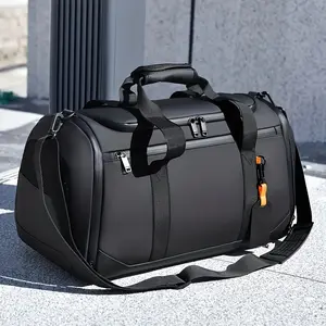 Gift Large Capacity Travel Gym Bag Tote Handbag, Men'S Hand-Twist Bag, Portable Overnight Luggage Bag, Unisex Sports Fitness Bag, Spacious Interior And Stylish Design, Suitable for Gym, Sports, And Outdoor Adventures - Casual Style