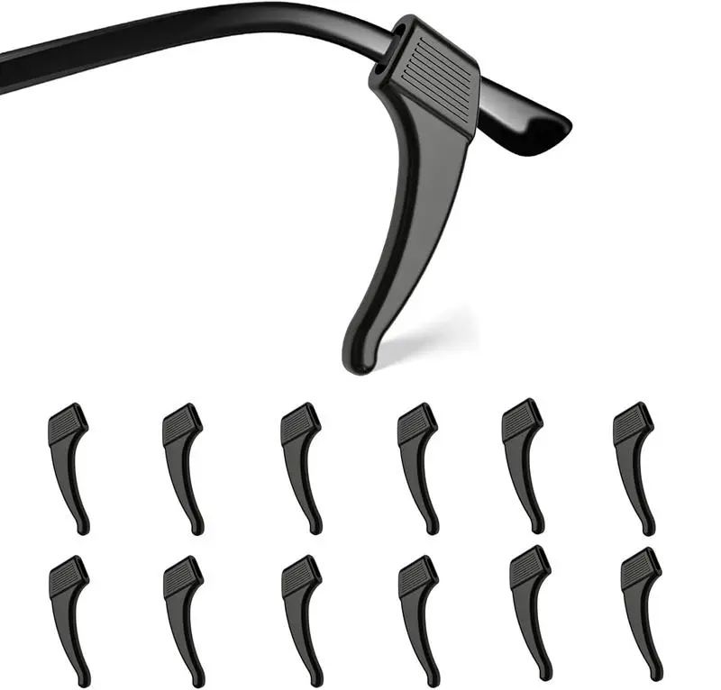 2026 Fashion 5Pairs Anti-Slip Eyeglass Ear Grips Hook Comfortable Silicone Elastic Eyeglasses Temple Tips Sleeve Retainer-For Eyewear Sunglasses Spectacles Glasses,Sports Eyeglasses