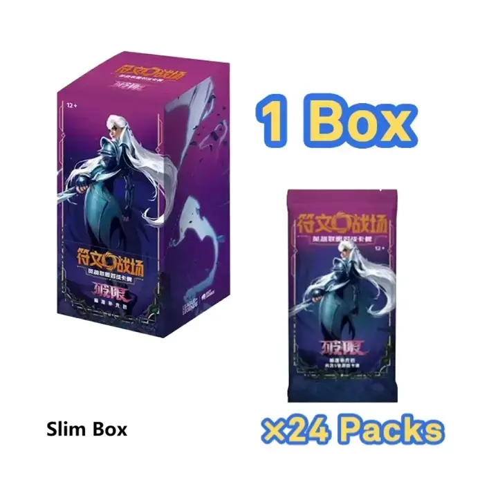 Riftbound: League of Legends Trading Card Game – UNLEASHED UNL Jumbo&Slim Booster Box (Version Chinese)