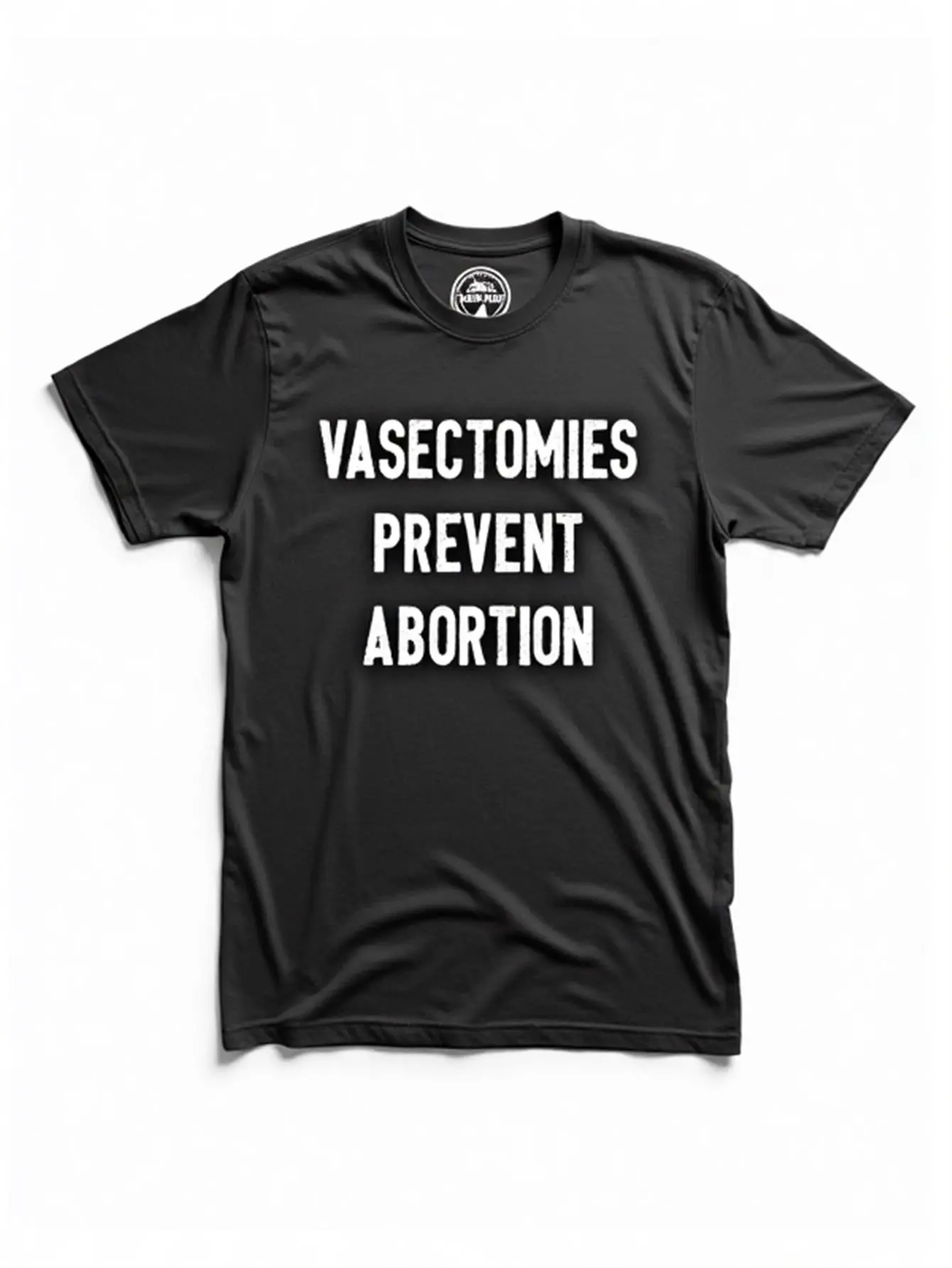 Men's Funny Vasectomy Abortion Slogan T-Shirt - 10 unisex soft cotton short sleeve t shirt, vintage graphic casual tee for men women teens, perfect birthday holiday gift for camping travel gym daily street casual wear